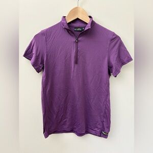 Kerrits Short Sleeve Riding Top Size XL Girls Purple Lightweight